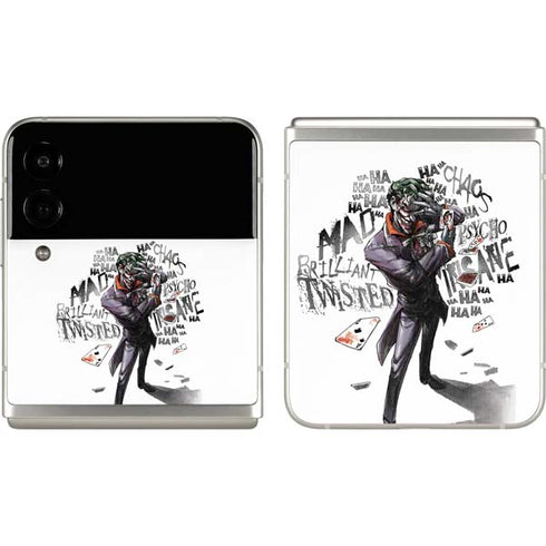 DC Comics The Joker Brilliantly Twisted Galaxy Z Flip3 5G Skin